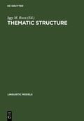 Cover: Thematic Structure - De Gruyter Mouton