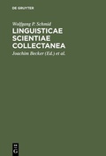 Cover: Linguisticae Scientiae Collectanea - De Gruyter