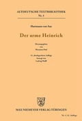Cover: Der arme Heinrich - De Gruyter