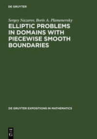 Enlarge image Cover: Elliptic Problems in Domains with Piecewise Smooth Boundaries - De Gruyter