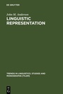 Cover: Linguistic Representation - De Gruyter Mouton