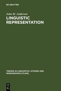 Cover: Linguistic Representation - De Gruyter Mouton