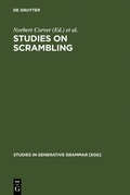 Cover: Studies on Scrambling - De Gruyter Mouton