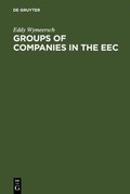 Cover: Groups of Companies in the EEC - De Gruyter