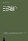Cover: Analyomen / Analyomen - De Gruyter