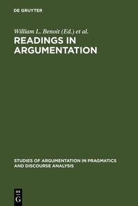 Abbildung von: Readings in Argumentation - De Gruyter Mouton
