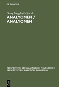 Cover: Analyomen / Analyomen - De Gruyter