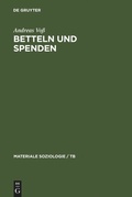 Cover: Betteln und Spenden - De Gruyter