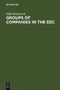 Cover: Groups of Companies in the EEC - De Gruyter