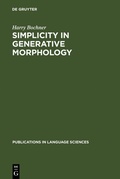Cover: Simplicity in Generative Morphology - De Gruyter Mouton