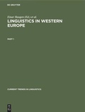 Cover: Linguistics in Western Europe. Part 1 - De Gruyter Mouton
