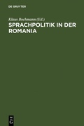 Cover: Sprachpolitik in der Romania - De Gruyter
