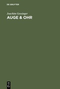 Cover: Auge & Ohr - De Gruyter