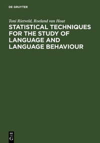 Abbildung von: Statistical Techniques for the Study of Language and Language Behaviour - De Gruyter Mouton