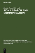 Cover: Signs, Search and Communication - De Gruyter