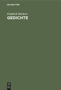 Cover: Gedichte - De Gruyter