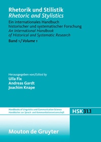 Abbildung von: Rhetorik und Stilistik / Rhetoric and Stylistics - De Gruyter Mouton