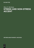 Cover: Stress and Non-Stress Accent - De Gruyter Mouton