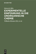 Cover: Experimentelle Einf&uuml;hrung in die unorganische Chemie - De Gruyter