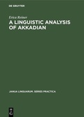 Cover: A Linguistic Analysis of Akkadian - De Gruyter Mouton