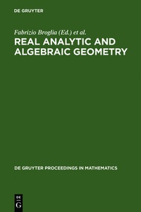 Abbildung von: Real Analytic and Algebraic Geometry - De Gruyter