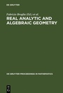 Cover: Real Analytic and Algebraic Geometry - De Gruyter
