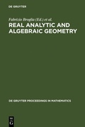 Cover: Real Analytic and Algebraic Geometry - De Gruyter