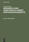 Cover: Familienrecht - De Gruyter