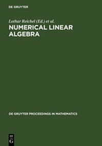 Enlarge image Cover: Numerical Linear Algebra - De Gruyter