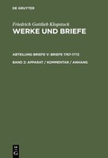 Cover: Apparat / Kommentar / Anhang - De Gruyter