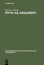 Cover: Myth as Argument - De Gruyter