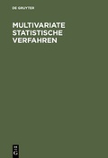Cover: Multivariate statistische Verfahren - De Gruyter