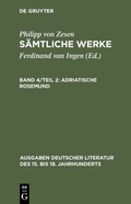 Cover: Adriatische Rosemund - De Gruyter