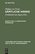Cover: Adriatische Rosemund - De Gruyter
