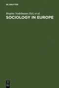 Cover: Sociology in Europe - De Gruyter