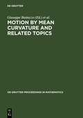 Cover: Motion by Mean Curvature and Related Topics - De Gruyter
