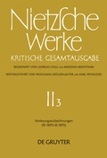 Cover: Vorlesungsaufzeichnungen (SS 1870 - SS 1871) - De Gruyter