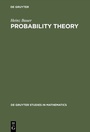 Cover: Probability Theory - De Gruyter