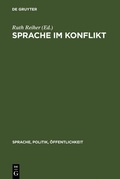 Cover: Sprache im Konflikt - De Gruyter