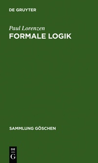Enlarge image Cover: Formale Logik - De Gruyter