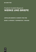 Cover: Apparat / Kommentar / Anhang - De Gruyter