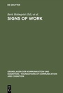Cover: Signs of Work - De Gruyter