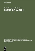 Cover: Signs of Work - De Gruyter