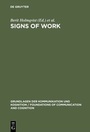 Cover: Signs of Work - De Gruyter