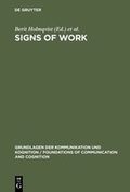 Cover: Signs of Work - De Gruyter