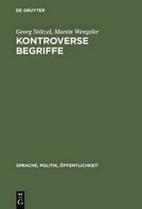 Enlarge image Cover: Kontroverse Begriffe - De Gruyter