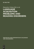 Cover: Language acquisition problems and reading disorders - De Gruyter