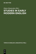 Cover: Studies in Early Modern English - De Gruyter Mouton