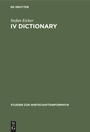 Cover: IV Dictionary - De Gruyter