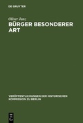Cover: B&uuml;rger besonderer Art - De Gruyter